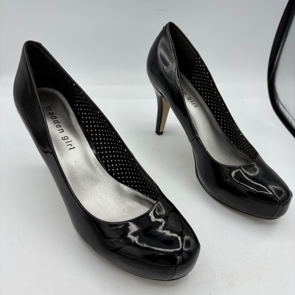 Madden Girl Shoes Womens Size 8 Black Getta Pumps‎ High Heels Classic Party Work